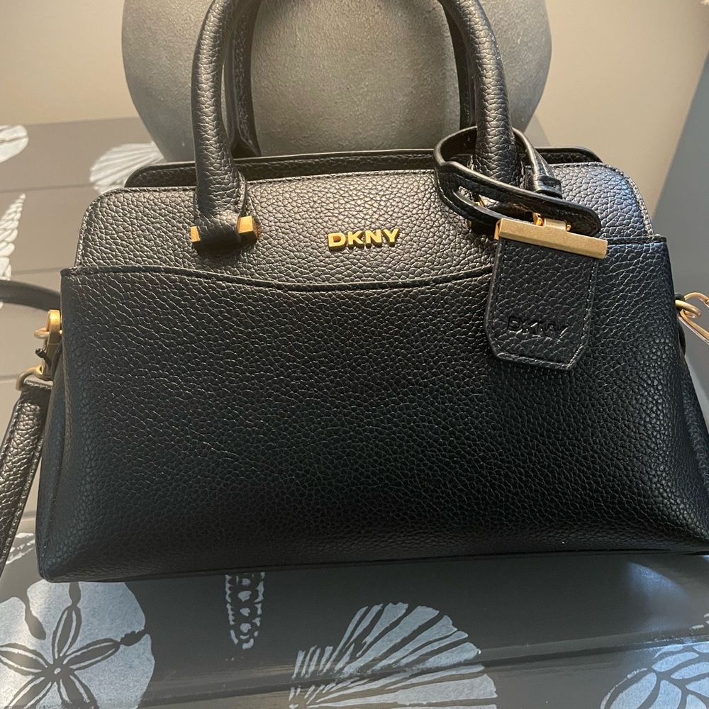 DKNY Black Satchel Bag